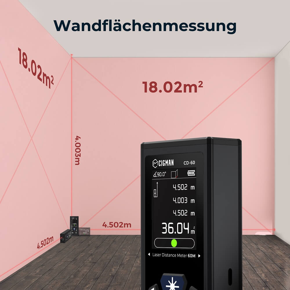 CIGMAN CD-60 Dual Laser Entfernungsmesser