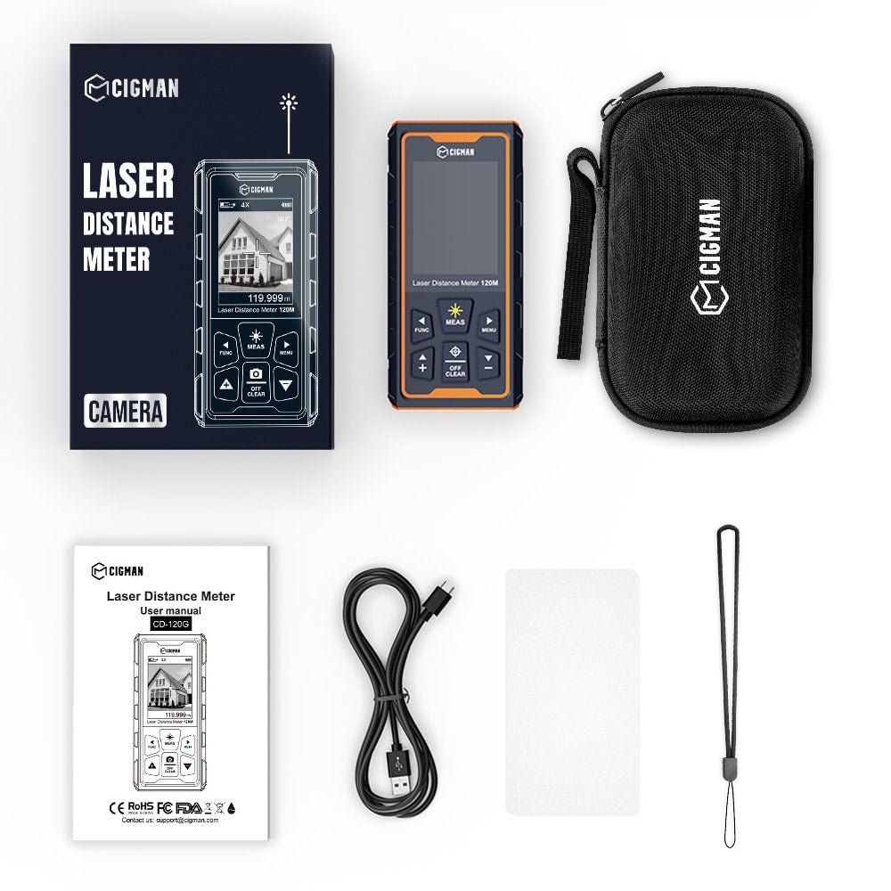 Cigman - CIGMAN CD - 120G Laser Distance Meters with Camera