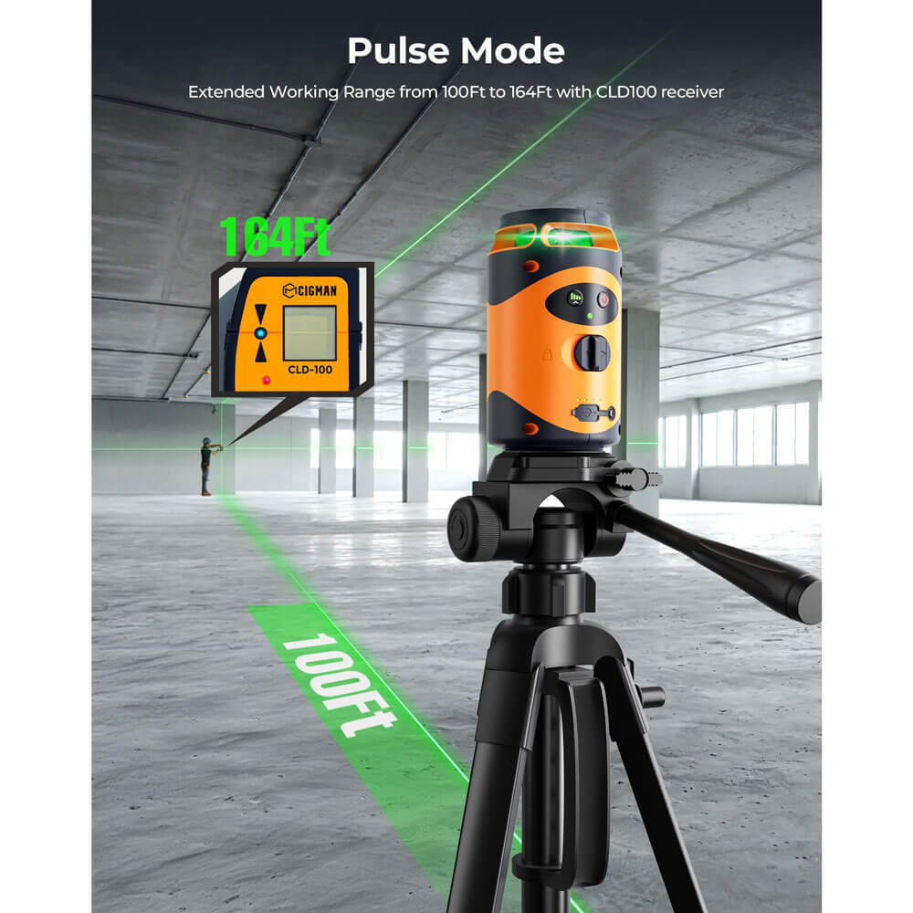Cigman - CIGMAN CM - 505 360° Laser Level with Tripod