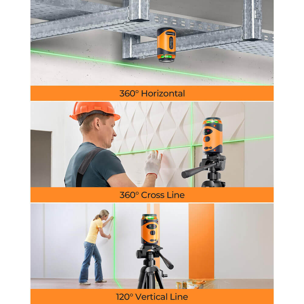 Cigman - CIGMAN CM - 505 360° Laser Level with Tripod