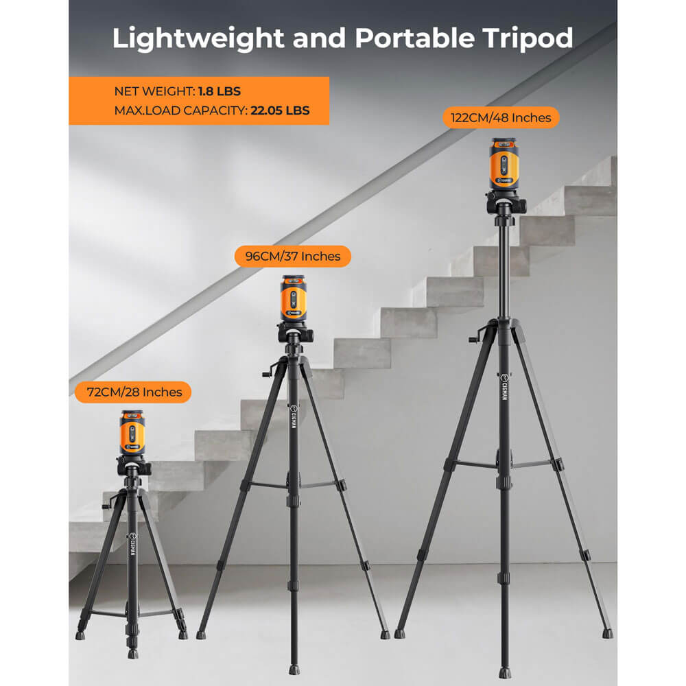 Cigman - CIGMAN CM - 505 360° Laser Level with Tripod