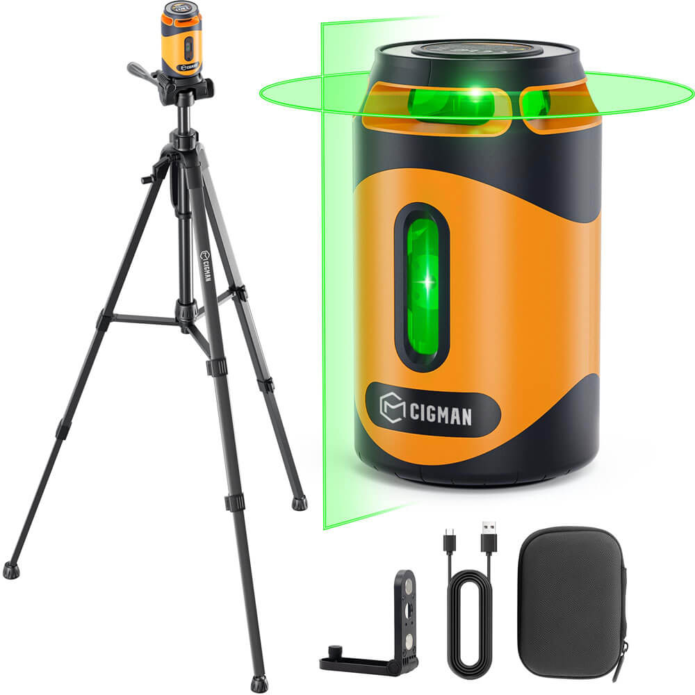 Cigman - CIGMAN CM - 505 360° Laser Level with Tripod