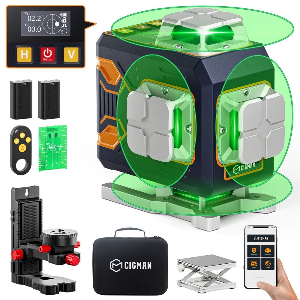 Cigman - CIGMAN CM - S02 4x360° 16 Lines Laser Level
