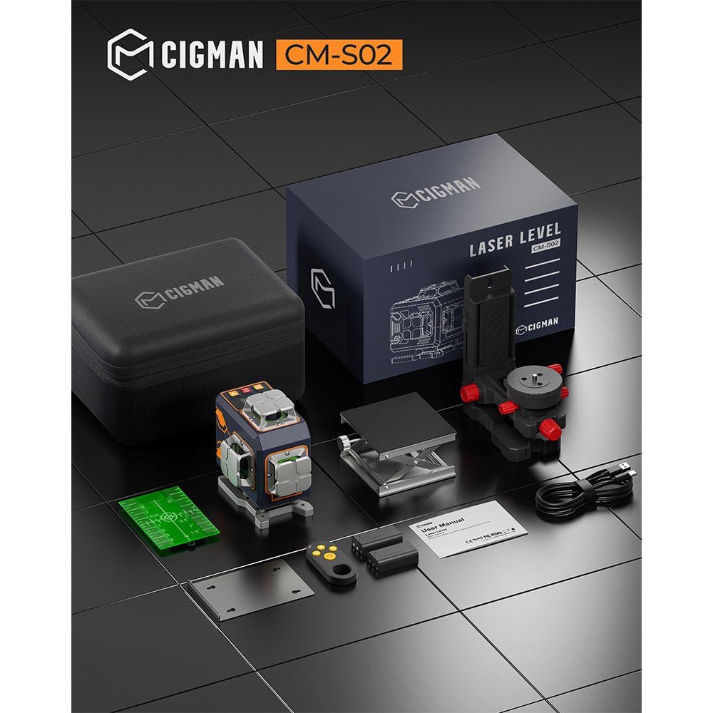 Cigman - CIGMAN CM - S02 4x360° 16 Lines Laser Level
