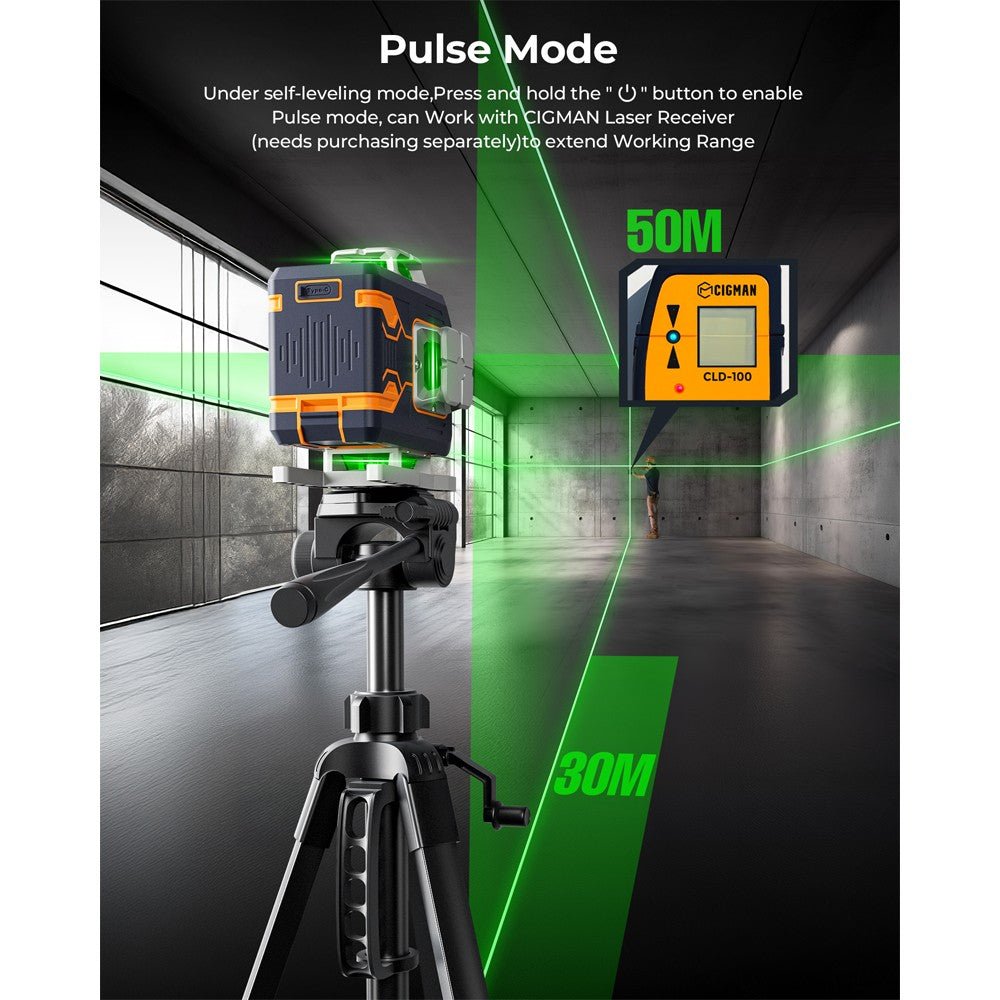 Cigman - CIGMAN CM - S02 4x360° 16 Lines Laser Level