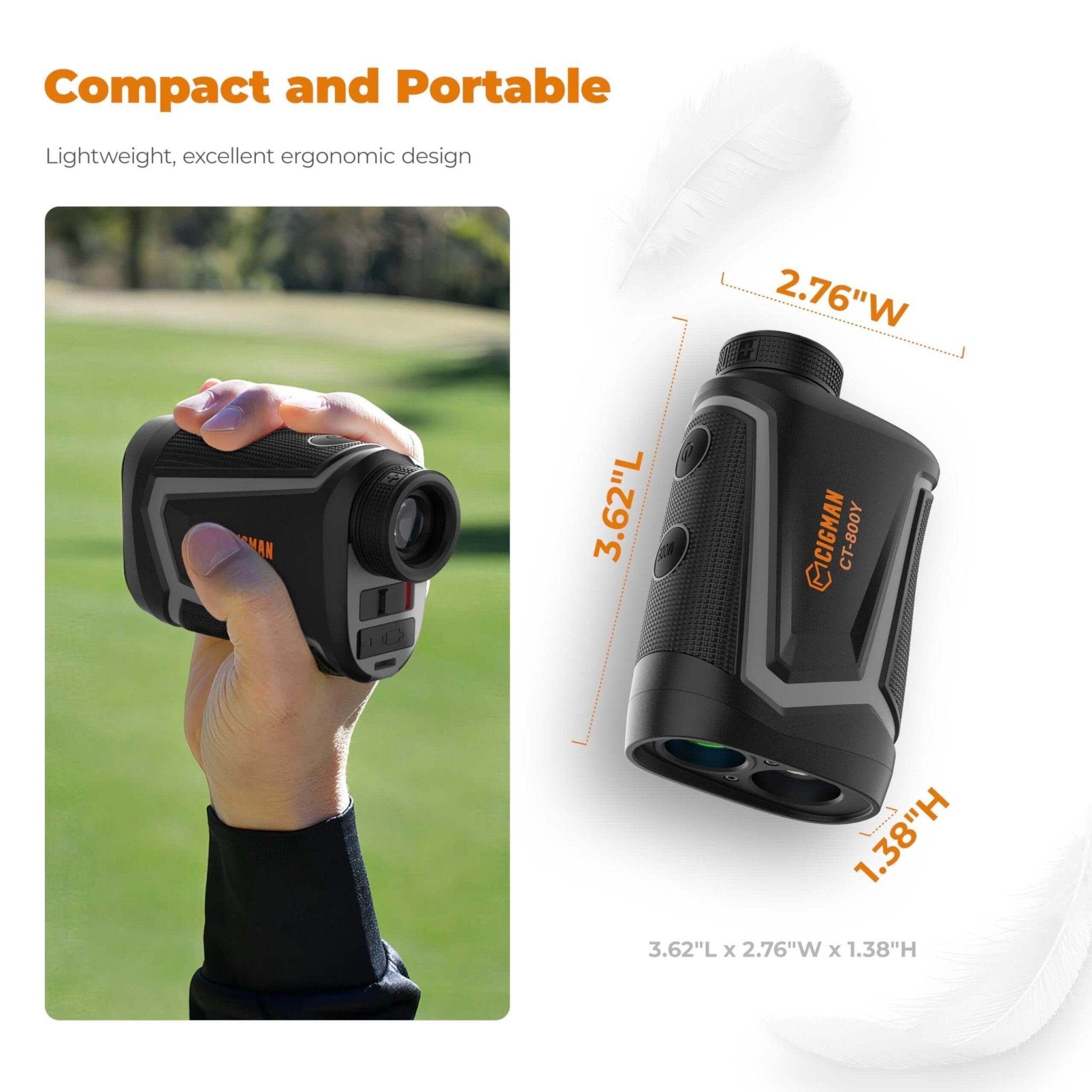 Cigman - CIGMAN CT - 800Y/CT - 1000Y 1000m Golf Rangefinder