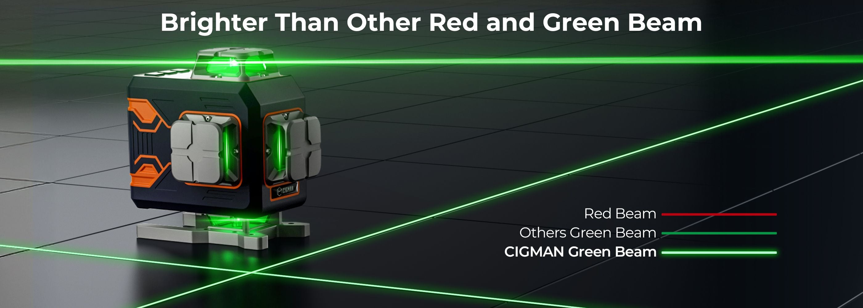 CIGMAN CM-S02 4x360° 16 Lines Laser Level PC