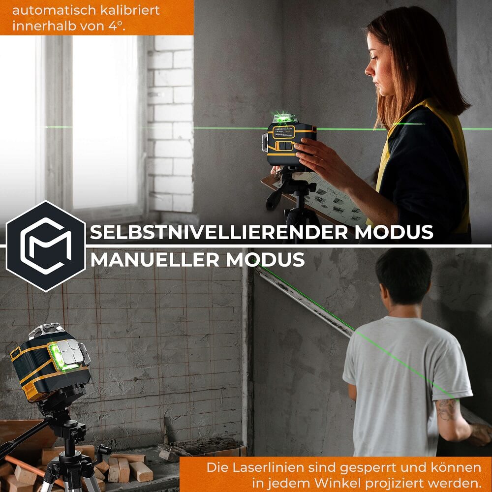 CIGMAN CM-801 3x360 3D Kreuzlinienlaser