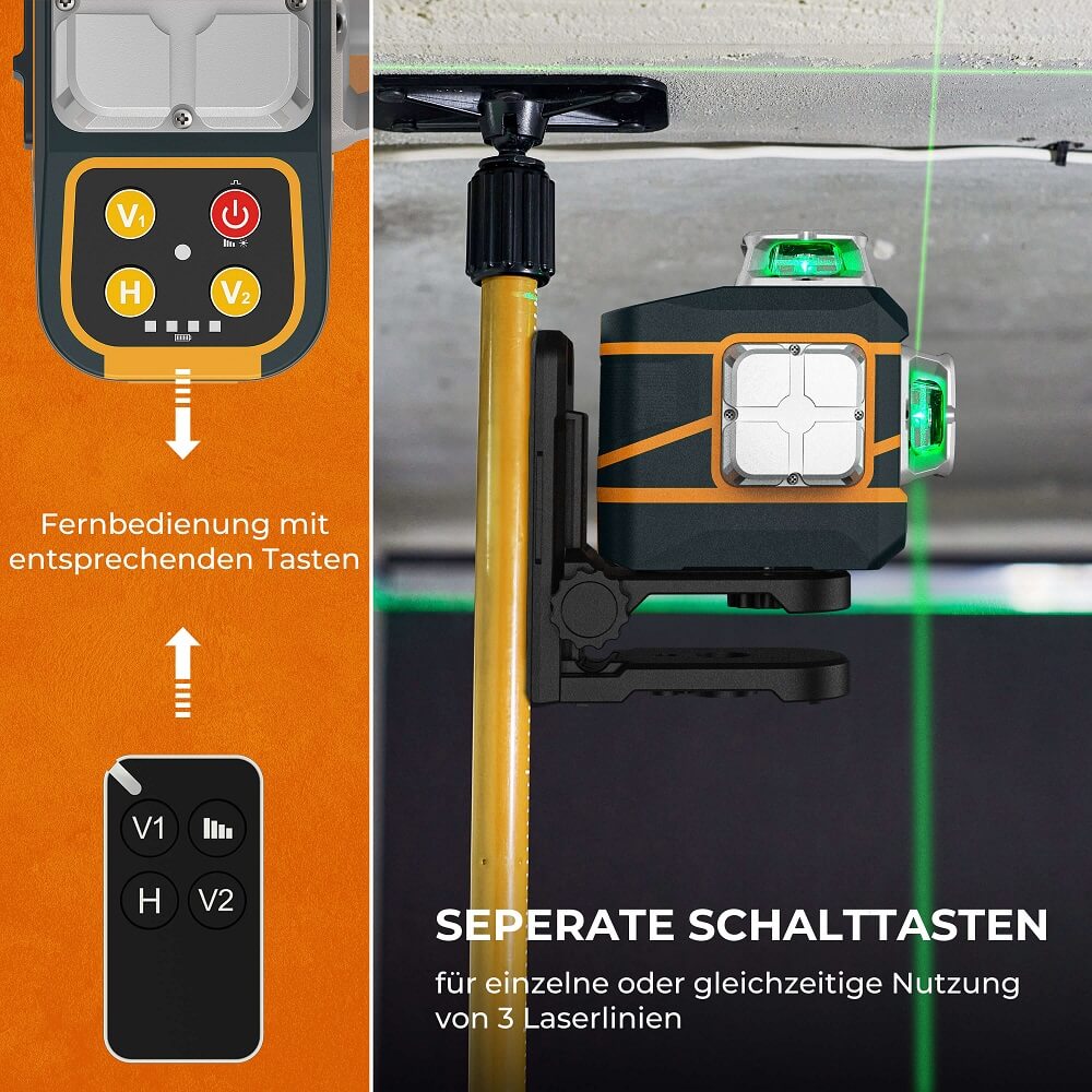 CIGMAN CM-801 3x360 3D Kreuzlinienlaser