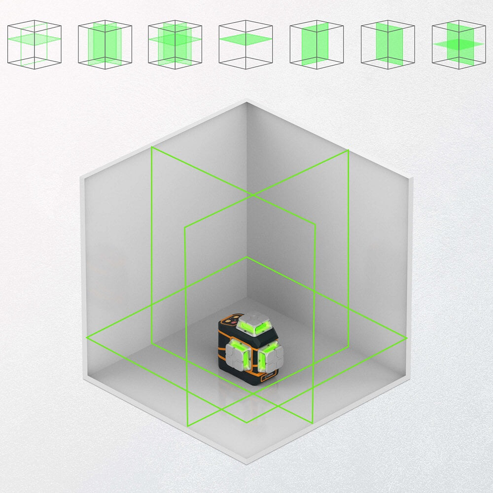 CIGMAN CM-801 3x360 3D Kreuzlinienlaser