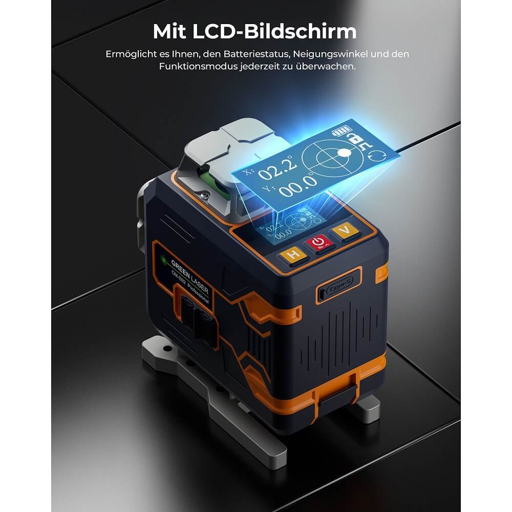 CIGMAN CM-S02 Kreuzlinienlaser mit 16 Linien