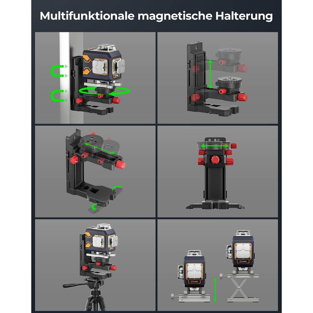 CIGMAN CM-S02 Kreuzlinienlaser mit 16 Linien