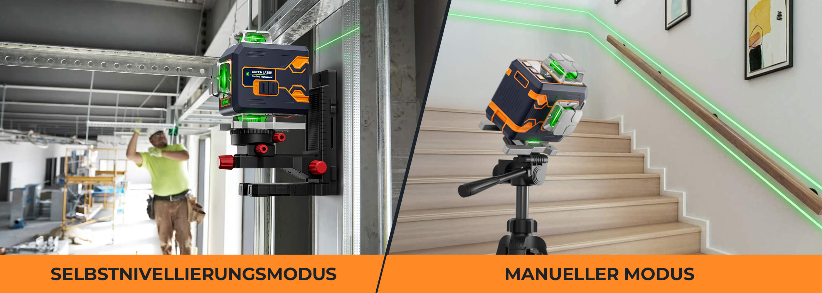 CIGMAN CM-S02 Kreuzlinienlaser mit 16 Linien