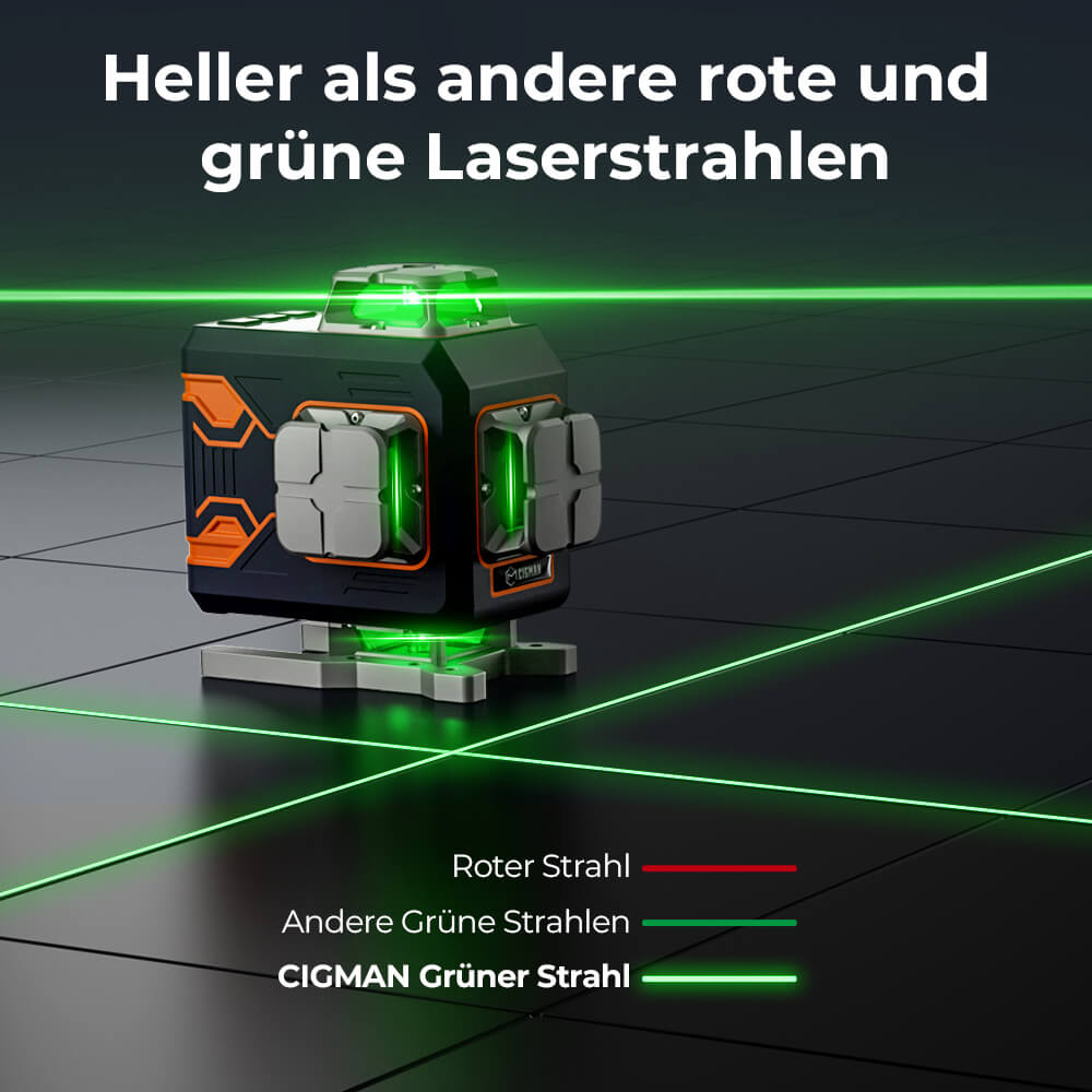 CIGMAN CM-S02 Kreuzlinienlaser mit 16 Linien