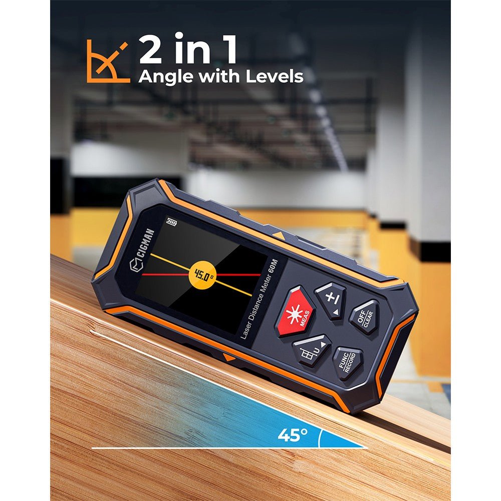 Cigman - CIGMAN CD - 60R 393Ft Bilateral Laser Measure