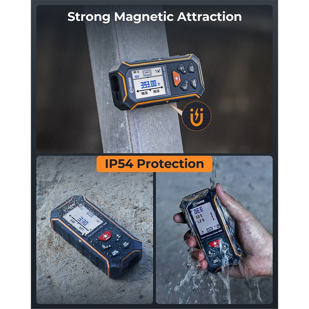 Cigman - CIGMAN CD - 60R 393Ft Bilateral Laser Measure