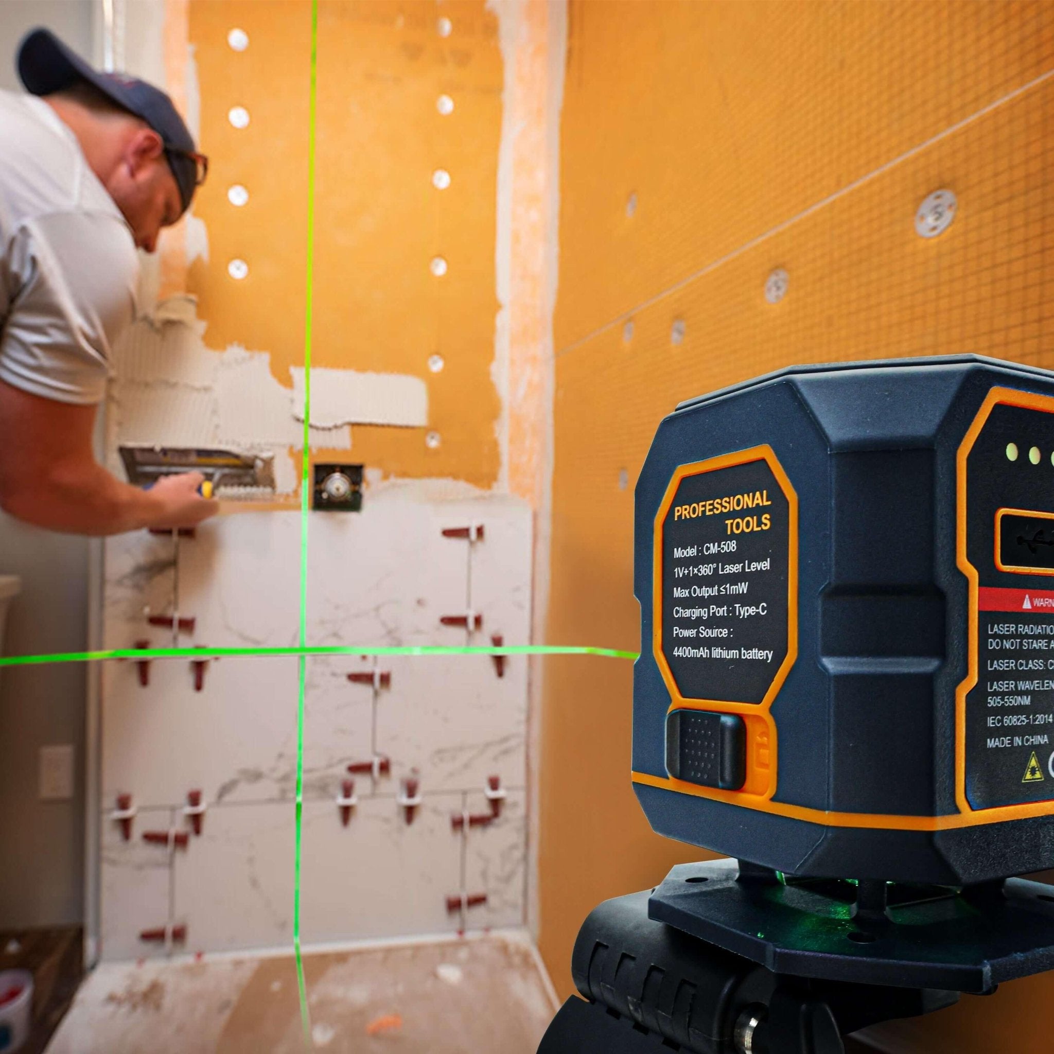 Cigman - CIGMAN CM - 508 5 Lines Floor Laser Level