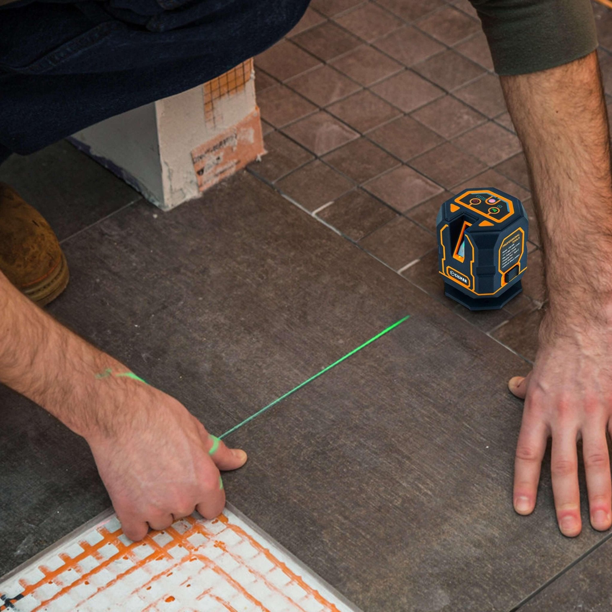 Cigman - CIGMAN CM - 508 5 Lines Floor Laser Level