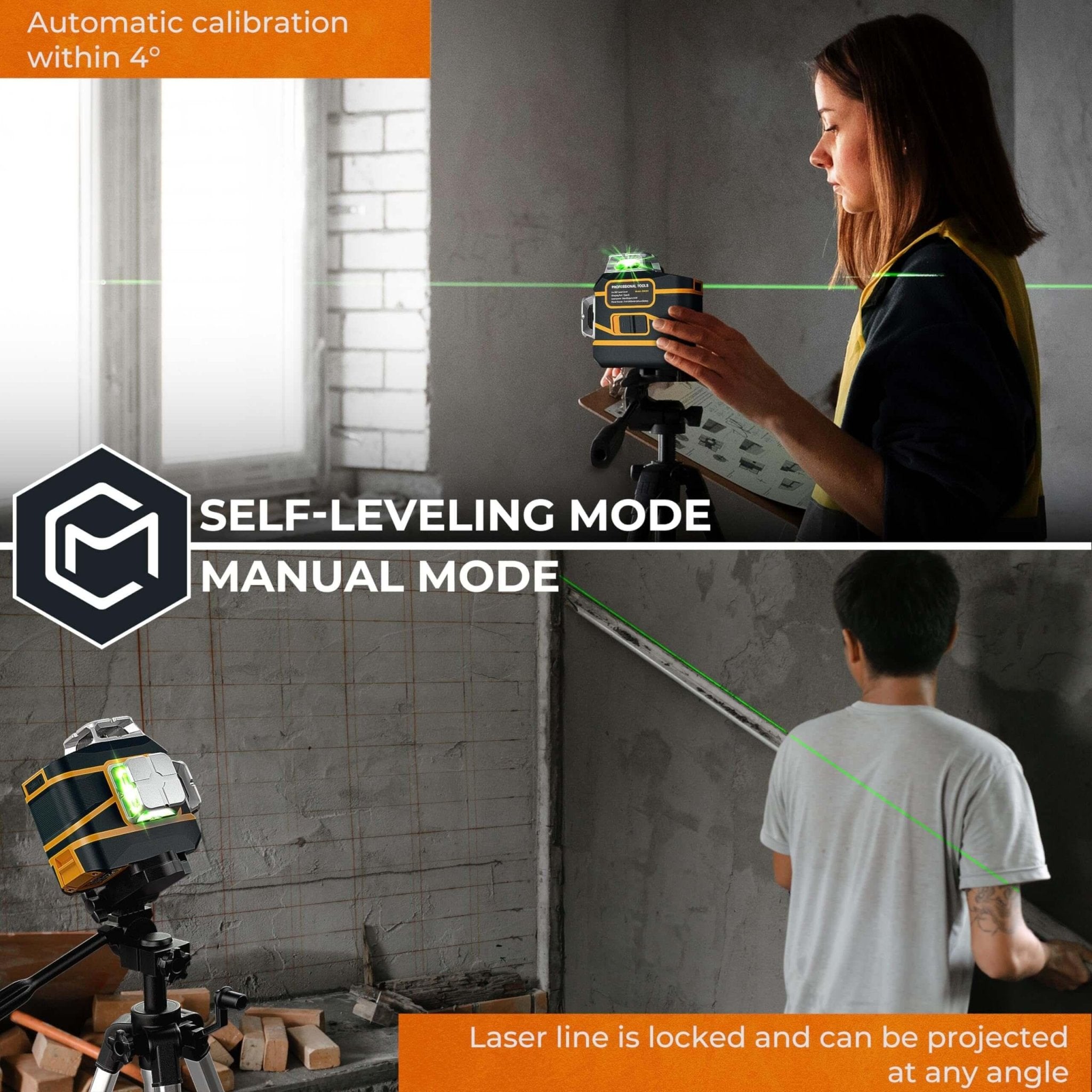 Cigman - CIGMAN CM - 801 3x360°3D Laser Level