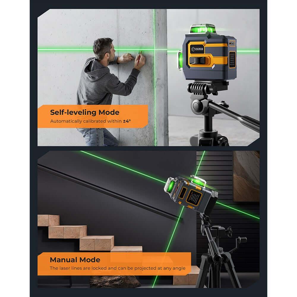 Cigman - CIGMAN CM - S01 12 Lines Laser Level With APP Control