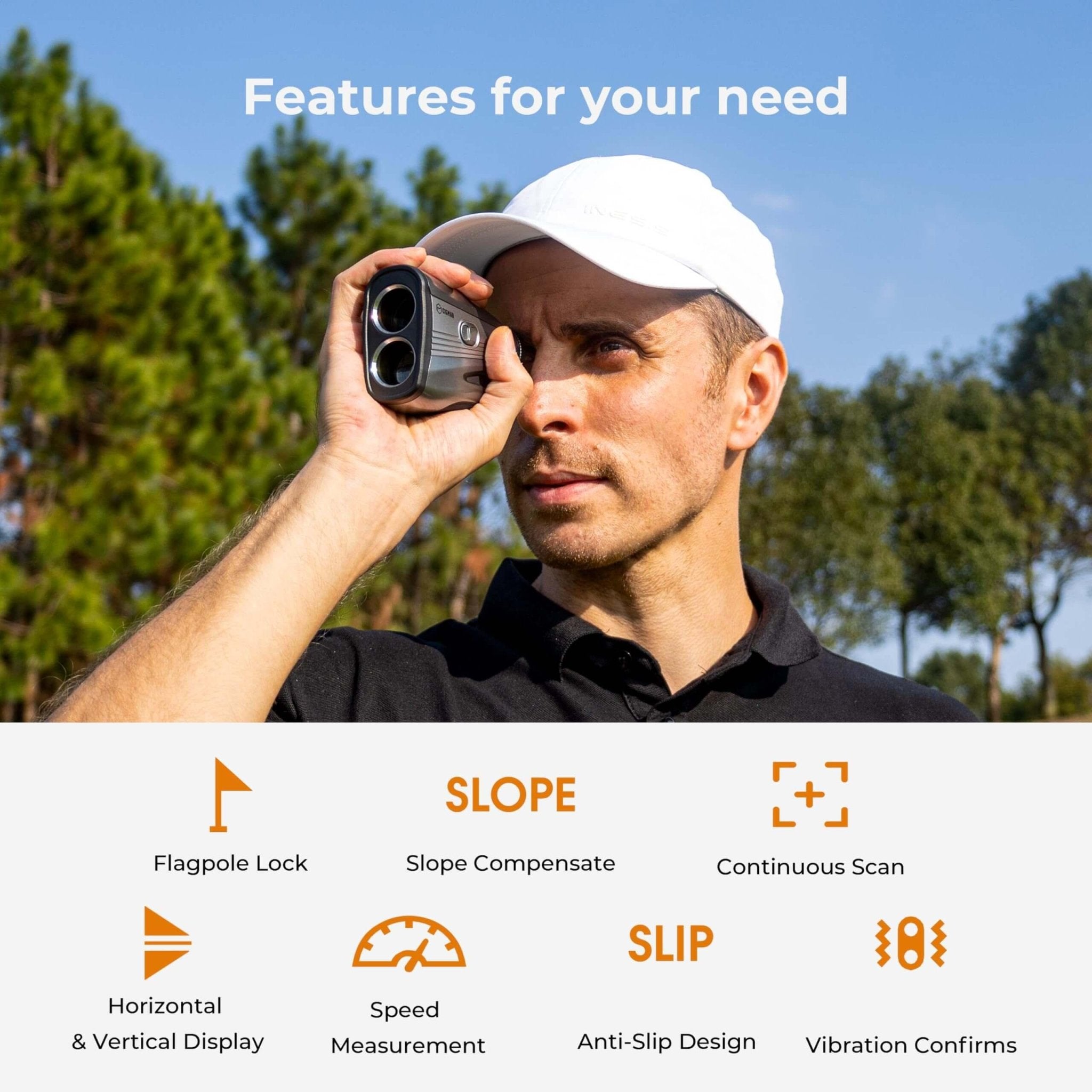 Cigman - CIGMAN CT - 1000 1200 Yards Golf Rangefinder